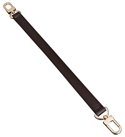 TOURDREAM Genuine Leather Plain Strap Replacement for Neonoe Hnalde Strap Bucket Bag Handbag Top Handle Black Brown Leather Strap