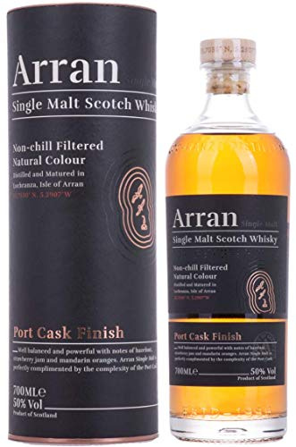 Arran Single Malt PORT CASK FINISH 50% Vol. 0,7l in Giftbox