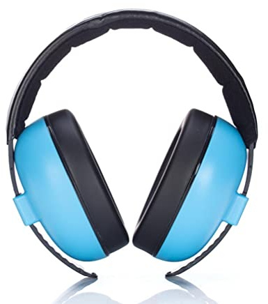 KOMUNJ Casque de protection auditive pour enfant et bébé - Poids court - Pour adultes et enfants - Femme, bleu, M