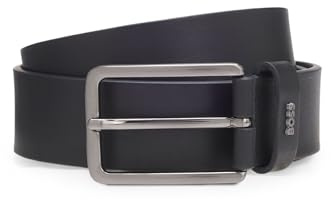 BOSS Herren Calis-Logo Sz35 Ledergürtel mit Logo-Schlaufe