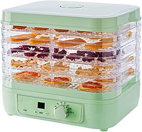 Déshydrateur Alimentaire, Déshydrateur pour Bœuf Jerky, Fruits, Herbes et Légumes, Contrôle Numérique de la Température et du Temps, 5 Plateaux Passe au Lave-Vaisselle, 230W, Livre de Recettes In
