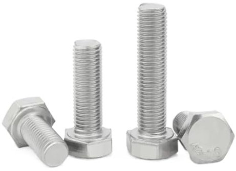 M6 M8 M10 M12 M14 M16 Feingewinde Sechskantschrauben DIN933 304 Edelstahl Sechskantschrauben mit Vollgewindeschrauben (Color : 50mm, Size : M14x1.5(1Pcs))