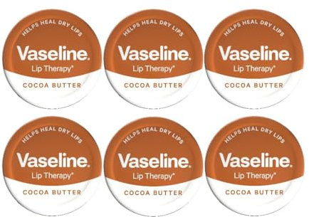 MM Lip Therapy Cocoa Butter 20g – Pack of 6 | Moisturising Lip Balm for Dry, Cracked & Chapped Lips | Softens, Heals & Protects | Pocket-Sized Lip Care + Free Skincare Sample