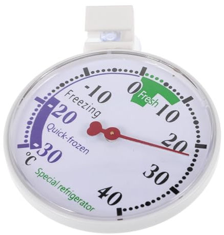 TOPBATHY Termómetro Para Nevera y Congelador Medidor De Temperatura Indicador De Cuadrante