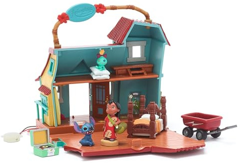 Disney Store Official Lilo Animator Doll, Lilo & Stitch, 39cm/15”, Portable Doll House with Scrump, Posable Figure Features Classic Dress and Realistic Rooted Hair, Suitable for Ages 3+