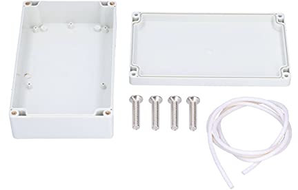 Power Junction Box ABS Plastic Distribution Electrical Project Case 200x120x56mm for Indoor and Outdoor Use