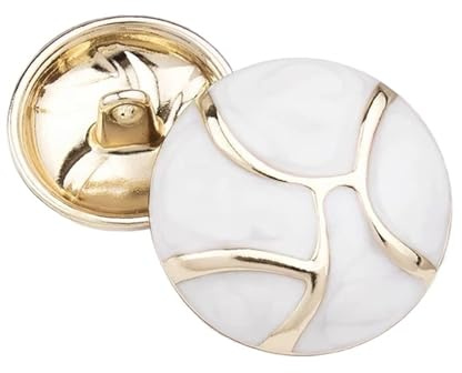 Knappar,Knappar Kläder Knapp for kappa Lyx Strassknappar Utsmyckningar for kläder Sytillbehör Dam Blusknappar Syknappar(Blå,25mm-10st)(White,20mm 10pcs)