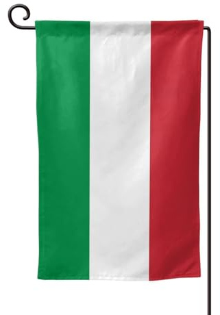 Banderas de bandera italiana para exteriores, bandera duradera para patio, decoración de verano, perfecta para jardín y patio al aire libre