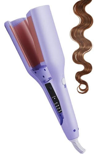 Boucleur À Cheveux Automatique 220V Fer À Boucles Professionnel 29x6x6cm Anti-Brûlure, Convient Aux Débutants,Fer A Friser Boucler Pour Cheveux Longs Courts, Styliseur De Vagues Pour Maison Coiffeuse