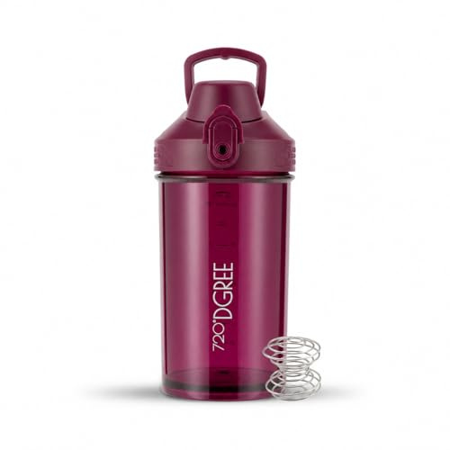 720°DGREE Fitness Shaker uberShaker - 550ml - Premium Protein Shaker - Leak-proof, BPA Free - Shake Cup, Blender Cup for Creamy Protein Shakes, Gym, Exercise, Nutrition