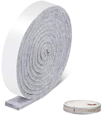 Vauki Nastro di feltro autoadesivo, 10 m x 3 cm x 3 mm, pattini per mobili, pattini in feltro, protezione per mobili, antirumore e antiscivolo, ideale per fai da te e ristrutturazione interna