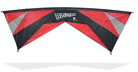 Revolution Kites-Vsrv00112 Aquilone Reflex Esperienza, Colore Rosso/Grigio/Nero, Taglia unica, EXP Red/Blk