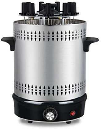 Lectric Grill Forno Barbecue Macchina Spiedo Kebab Senza Fumo Spiedo Forchetta Girarrosto Rotazione Automatica Riscaldamento Stufa Girarrosto (Color : Color: Button Control) (Controllo manopola