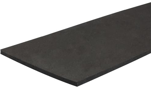 Wagner 15191001 Amortisseur de vibrations 100 x 1000 x 4 mm, noir, pour sous la machine à laver, sèche-linge, certifié PAK