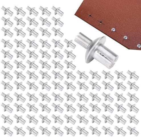 Vesone Rivetti Pop in Alluminio, Rivetti Solidi a Testa Tonda in Alluminio - Rivetti per Estrazione con Nucleo per Rivetti Pop a Testa bombata,Rivetti ad espansione con Testa a Cupola Rivetti ad