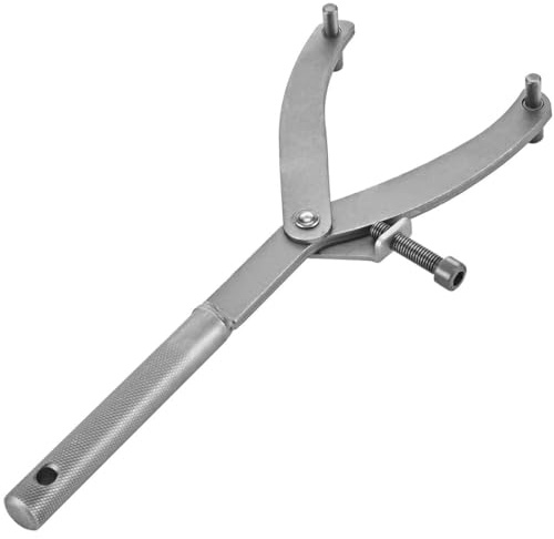 Chiave Blocca Volano, Chiave Frizione per Volano,Chiave Frizione per Volano Strumento Chiave per, per Lo Strumento della Staffa di Smontaggio Dellingranaggio del Volano del Scooter del Motociclo