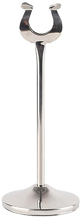 ANKROYU Portanumero da tavolo in acciaio inossidabile, Portacarte segnaposto a forma di U, Supporto per numero da tavolo, Clip per numero da tavolo, Portacarte da tavolo per