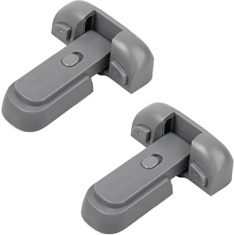 OWLMATE 2 Pezzi Blocco Frigorifero Lucchetto per Frigorifero Bambini Blocco Frigorifero per Bambini Nessun Trapano Necessarioc Facile da Installare Chiusure Sicurezza Bambini per Sportelli