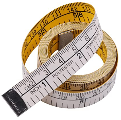 150 Cm/60 Zoll Körper Mess Lineal Nähen Schneider Maßband Weiche Flache Lineal Zentimeter Meter Nähen Maßband