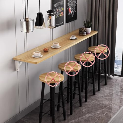 BRCYKRWY Klapptisch Wand,Esstisch Für Küche,faltbar,unsichtbar,An Der Wand Montierter Klapptisch Aus Holz,Küchentisch Buffettisch,Tisch Ausklappbar Küchentisch Esstisch Klappbar,Für Küche,Esszimmer