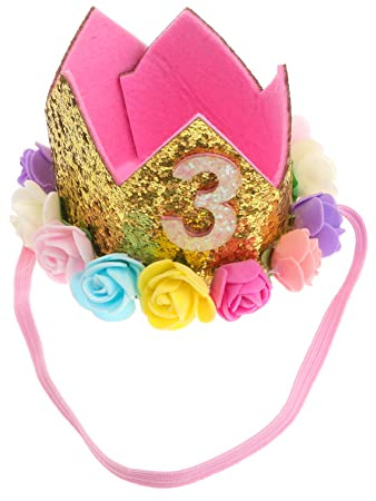 FRCOLOR Couronne Fleur Cheveux Garçon Fille Bandeau Garçon Fille Couvre-chef Doux Accessoire Cheveux Fleur Colorée