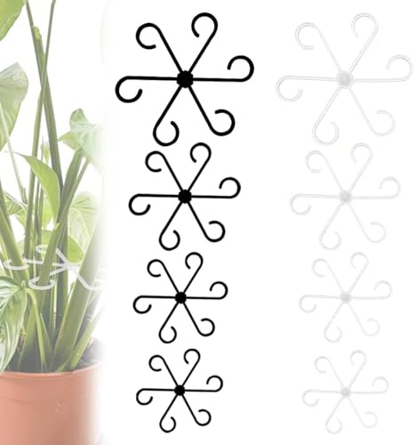 LAKJUOZ Soporte Plantas Trepadoras 8 Piezas Clips De Soporte Para Plantas Fijación Para Plantas Tutores Para Plantas Trepadoras Plantas En Maceta, Anémonas, Tomates, Hortensias