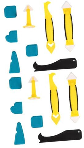 POPETPOP 2 ensembles Ensemble De Grattoirs Spatule En Silicone Grattoir À Colle Spatule Pour Enlever La Colle Grattoir À Mastic Spatule À Calfeutrer Dissolvant De Colle 8 pièces * 2