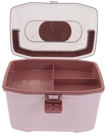 VILLFUL Scatola Porta Medicinali Portatile per Casa, Organizer per Compresse con Scomparti Multipli e Divisori, in Pp e Abs, per Emergenze Domestiche