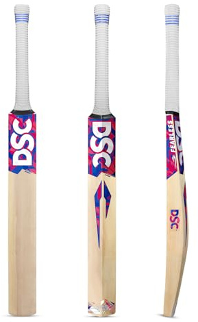 DSC Men's Intense Pro Middler Cricket Bat, Beige, Mens