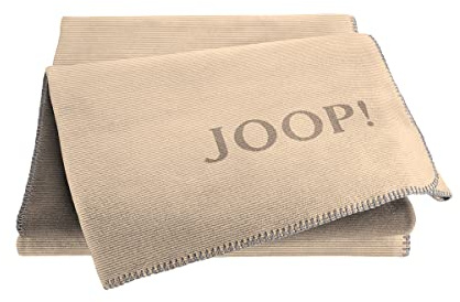 Joop! Coperta in misto cotone 150x200 cm Anacardi Castagno