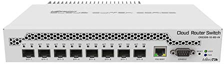 MikroTik CRS309-1G-8S+IN Switch Gestionado 8 Puertos SFP+ 10Gbps + 1 Puerto Ethernet Gigabit