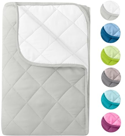 wometo Microfaser Sommer Steppbett 155x220 Oeko-TEX weiß Kochfest 95° | Sommerbettdecke Leichtsteppbett für Camping und heiße Tage im Wende-Design I ohne Bezug verwendbar I farbig & bunt