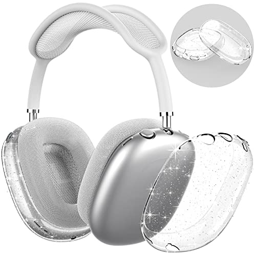NIUTRENDZ Clear Hülle für AirPods Max - Weiche TPU Case Transparent Schutzhülle【Anti-Fingerabdruck, Anti-Kratzer & Anti-Staub】