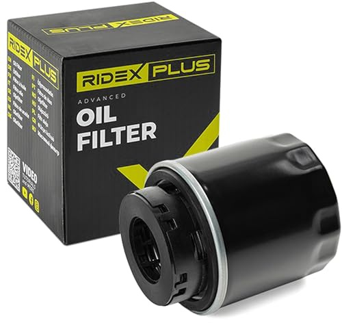 RIDEX PLUS Ölfilter Motorölfilter Anschraubfilter 7O0037P Kompatibel mit VW Golf 6 5K1 Golf 5 Schrägheck 1K1 Polo Schrägheck 6R1, 6C1 TOURAN 1T1, 1T2 TIGUAN 5N