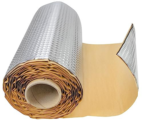 Haskyy 2 mm x 1 m² Alubutyl Anti-Drone Isolamento Mat Modello 22.1.003 - Protezione Rumore Auto Isolamento acustico e fonoassorbente per portiere auto