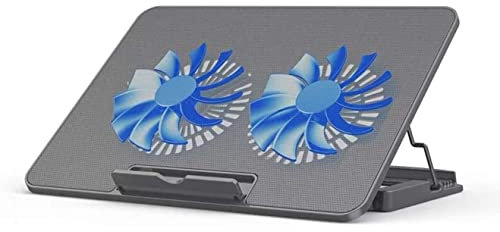 Base Refrigeradora Portátil Almohadilla De Enfriamiento Para Computadora Portátil Con 2 Ventiladores A 1400 RPM Alfombrilla De Enfriamiento Para Computadora Portátil Gaming 2 USB Ventilador para Portá
