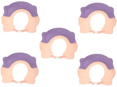 UPKOCH 5St Shampoo-Kappe für Kinder Duschhut für Kinder badekappe schwimmkappe für kinder badekappen für kinder Duschhut für Kleinkinder Shampoo-Mütze für Kinder Kieselgel Violett