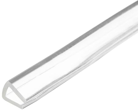 PATIKIL Gummidichtungsstreifen, flexible U-K-Kantenverkleidung, wasserdichter Kantenschutz, schalldichte Türdichtungsstreifen für Blech-Auto, passend für 4 mm, 3 m Länge, transparent