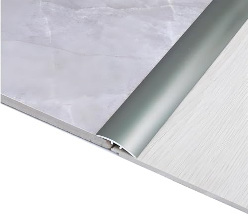 90 × 3 cm Tröskellist i Aluminium, Golv Övergångslist Lämplig for Dörröppningar, Lättmonterad Täcklist(Champagne)