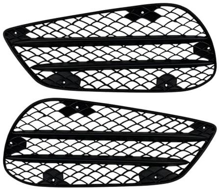 Frontstoßstangengitter 2Pcs Für Benz Für E Klasse W212 E63 AMG 2013 2014 2015 Auto Front Stoßstange Nebel Lampe Kühlergrill ABS Kunststoff Nur Sport Version Kühlergrille