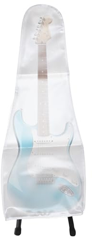 CubePlug - Funda protectora para guitarra eléctrica con funda antipolvo, transparente mate, protección elegante para su valioso instrumento musical