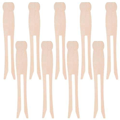 Garneck 50 Mollette in Legno Naturale per Bucato Resistenti da 95 Mm, Set da 50 Pezzi Presa Forte per Stendere Panni e Progetti Artigianali, Mollette Lisce senza Schegge per Uso
