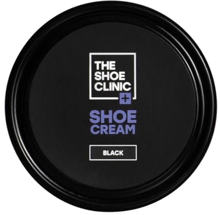 Shoe Clinic Shoe Cream | Brown or Black Shoe Polish Leather Care & Restorer | Wax Conditioner | Scuff Cover & Scratch Repair for Boots, Dress Shoes & Leather Goods | Condition, Protect & Shine | 60ml