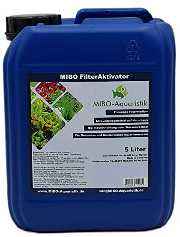 MIBO Filteraktivator 5000 ml Kanister ausreichend für 50.000 L Wasser! Jetzt NEU! Jetzt für Kristallklares Wasser Sorgen!