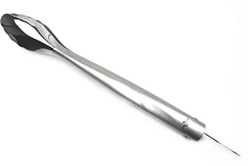 KÜCHENPROFI Grillzange mit Arretierung, 34,5 cm, rostfreier Edelstahl | Grillwerkzeug aus rostfreiem Edelstahl, für Grill und Küche, hitzebeständig, mit Arretierung, platzsparend verstaubar