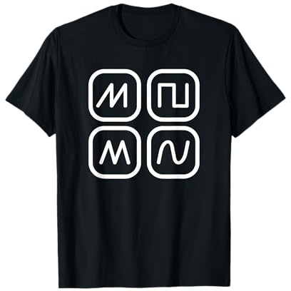 Synthesizer Wellenform Geschenkidee für Musiker T-Shirt