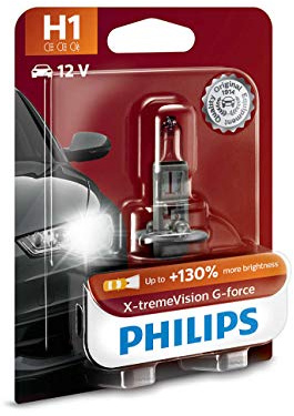 PHILIPS H1 Glühlampe Fernscheinwerfer 55W 3500K Fernlicht Halogen Birne 12258XVGB1