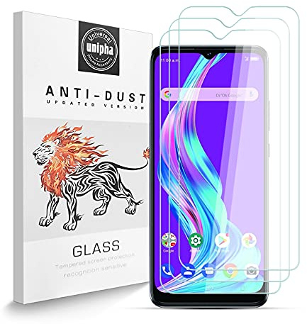 Zidwzidwei Stücke Schutzfolie für ZTE Blade A51, 9H-Härte Tempered Glass, Anti-Kratzer, Einfache Installation, Bruchsicher Displayschutzfolie für ZTE Blade A51 [3 Stück]