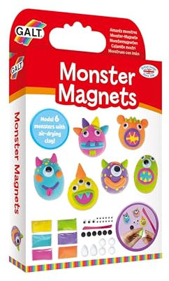 Galt Toys, Monster Magnets, Craft Kit for Kids, Ages 6 Years Plus