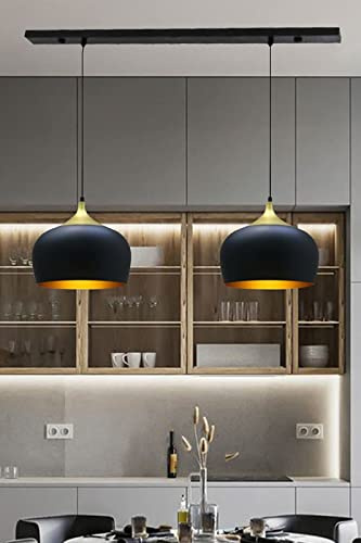 bamyum Hängelampe Wohnzimmer Vintage, Waterfor Gold Glas, Wohnzimmerlampe, Esstischlampe Retro, Küchenlampe Hangend Kugelleuchte Pendelleuchte